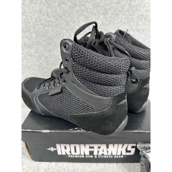 Iron Tanks Titan V3 Black Gym & Fitness Gear Weightlifting Training Shoe Mens 13 - Picture 3 of 9